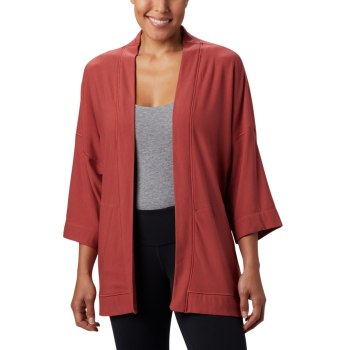 Columbia Firwood Crossing, Cardigan Rojos Para Mujer | 506172-KCI